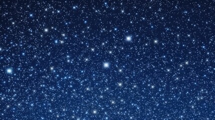 Obraz premium A Captivating Blue Background Filled with Glittering Stars Creating a Dreamy and Ethereal Cosmic Atmosphere Perfect for Various Creative Projects