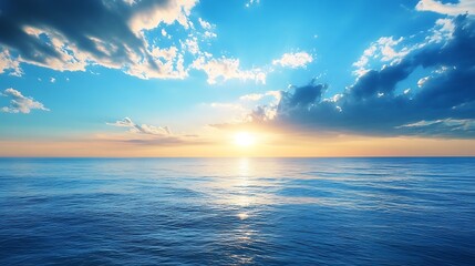 Fototapeta premium Ocean Sunset Landscape