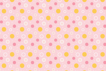 Abstract backgroundpink and yellow gradations with circle effect 