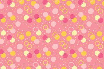 Abstract backgroundpink and yellow gradations with circle effect 