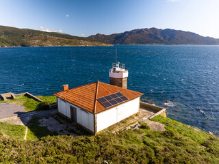 Faro de Cabo Cee en Corcubión A Coruña Galicia