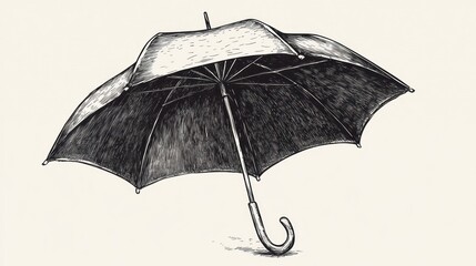 Classic umbrella sketch.