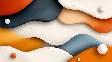 Elegant Fluid Abstract Shapes and Curves Art Design in Vibrant Colorful Harmony  Modern Surreal and Imaginative Digital 3D with Smooth Flowing Organic Textures and Patterns