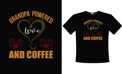 I have two titles Dad and Grandpa, Typography T-shirt Design, Father's Day T-shirt