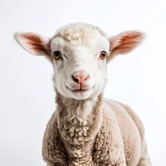 Obraz premium sheep isolated on a white