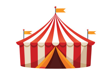 Obraz premium Vintage Big Top Circus Tent vector design