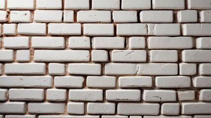Obraz premium White textured brick background.
