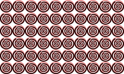 Two tone pink rose seamless pattern with circles, Fuzzy spin spiral block repeat seamless pattern, design for fabric print or wallpaper, checkerboard, chessboard, check