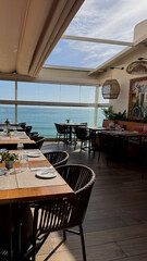 Beach view restaurant 