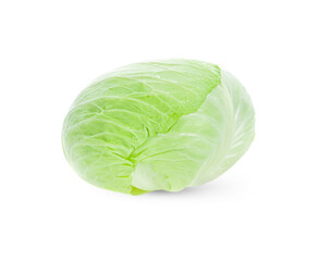 Fototapeta premium Fresh cabbage on white background