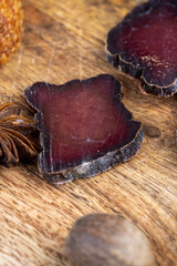 salted beef sliced for serving