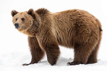 Fototapeta premium Bear isolated on white background