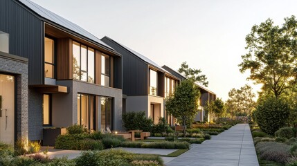 Creating sustainable communities ecofriendly net-zero energy homes urban areas article green environment positive outlook innovative architecture solutions