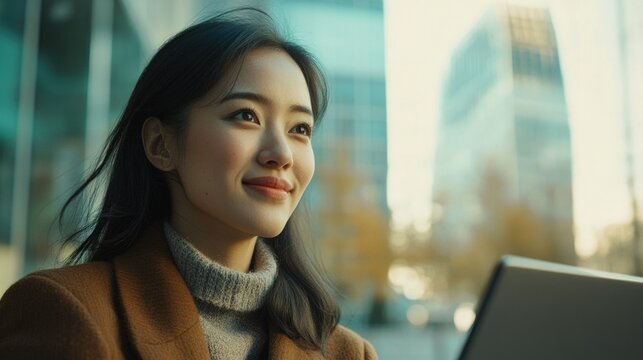 Contemporary Asian Businesswoman