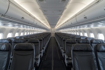 Obraz premium interior of a passenger plane