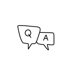 question and answer icon