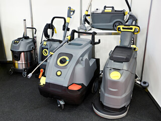 Modern machines for cleaning commercial spaces