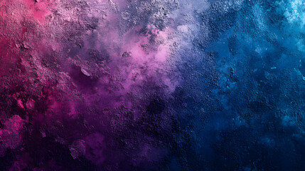 Fototapeta premium Dark blue vibrant magenta pink purple grainy background, noisy texture colorful web banner backdrop design