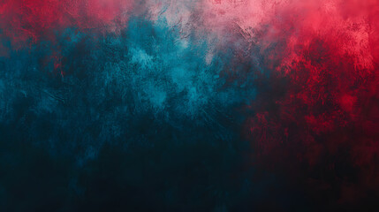 Fototapeta premium Dark red blue black grainy background, abstract noisy color gradient banner, header poster cover backdrop design