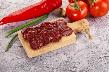 Wild Bear meat homemade sausages