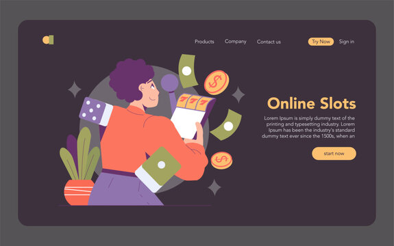 Igaming. Flat Vector Illustration