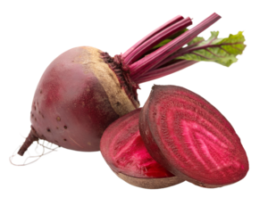 red beet isolated on white background. Transparent PNG