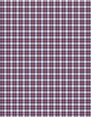 Plaid fabric pattern, blue, brown, cream, seamless for textiles, and for designing clothes, skirts or decorative fabrics. Vector illustration.