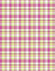 Plaid fabric pattern, blue, brown, cream, seamless for textiles, and for designing clothes, skirts or decorative fabrics. Vector illustration.