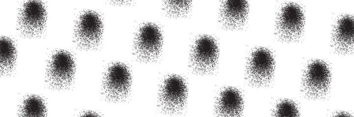 Fototapeta premium Black color pattern gradient texture background. Circle shaped dots style vector illustration Abstract dark black background with grunge design modern corporate concept