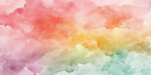 Soft Abstract Watercolor Background in Warm Tones