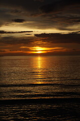 sunset at koh kood thailand