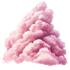 cloud isolated on white and transparent background. PNG cutout.