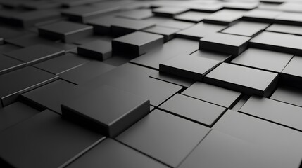 Background design, abstract geometric blocks, 3d render