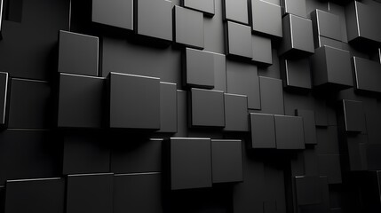 Background design, abstract geometric blocks, 3d render