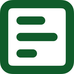 Obraz premium Square Poll Horizontal icon design logo