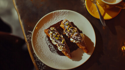 Artistic shot of surstr&ouml;mming with light, earthy tones