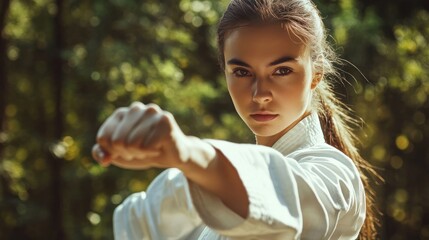 Obraz premium Ancient martial arts revival, bringing back forgotten techniques and styles from historical eras