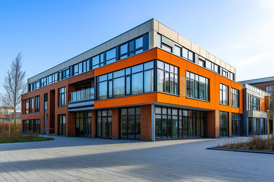 Office building in De Stijl style