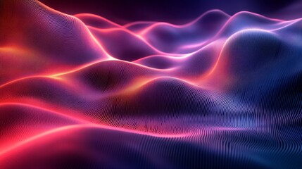 Obraz premium Digital abstract background. Can be used for technological processes, neural networks and AI, digital storages, sound and graphic forms, science, education, etc