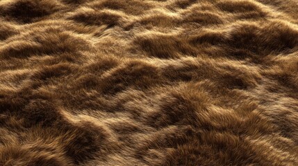 Realistic fur texture in shades of reddish-brown, with subtle depth and intricate details.