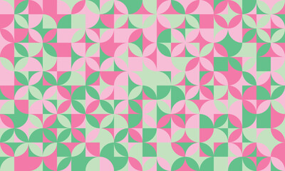 Graphic geometric pattern with minimal shapes and trendy design. Perfect for posters, seamless backgrounds, or textile prints with abstract simplicity.