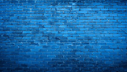 blue brick wall