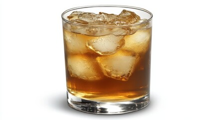 cocktail isolated on white background