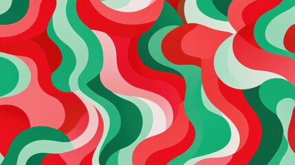 Fototapeta premium red and green pattern