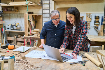 Teamwork in a busy lumberyard with multi-generational collaboration