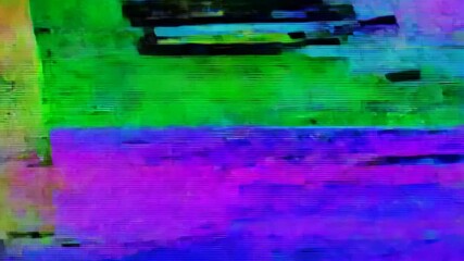 Vibrant abstract digital art display