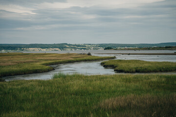 Saint Lawrence River on the Gaspe Peninsula Coast, HDR Image