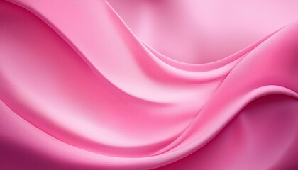 Fototapeta premium an abstract pink background with a smooth wave of light pink generative ai