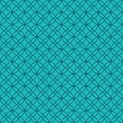 Teal seamless pattern with wall decor