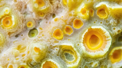 Lush Green Algae Extract with Macro Lens Focus